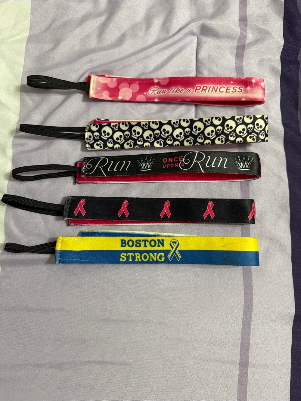 Run Like a Princess Pink Elastic Sports Headband